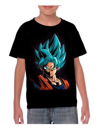 Camiseta - Dragon Ball: Son Goku Negra 10 años - 64973378-1