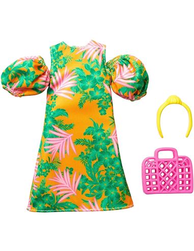 Barbie - Ropa: Vestido y Complementos tropical - 24500216