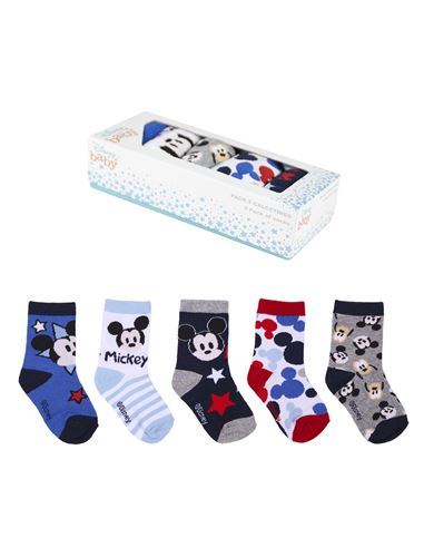 Set 5 Calcetines - Disney: Mickey Mouse (T15-16) - 70257150