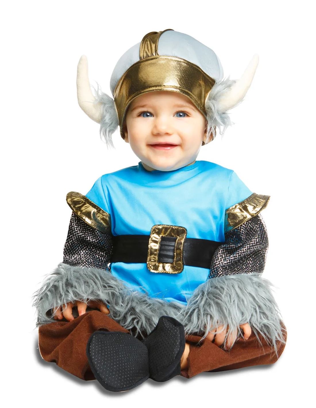 Tranquilidad de espíritu en casa Lijadoras Disfraz - Bebé: Pequeño vikingo (7-12 meses)