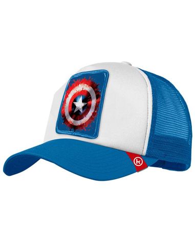 Gorra - Marvel: Capitán América Escudo Azul&Blanco - 12483068