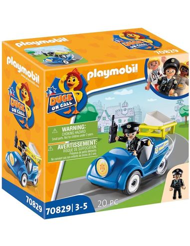 Playmobil - Duck On Call: Mini Coche Policia - 30070829