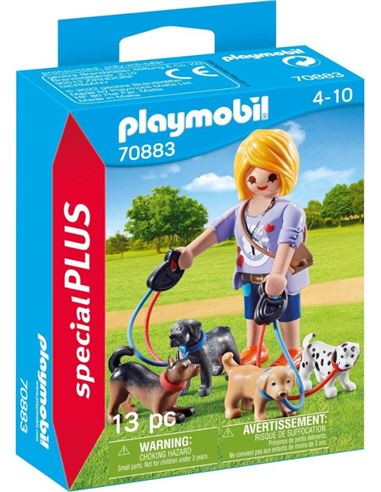 Playmobil - SpecialPlus: Cuidadora de Perros - 30070883