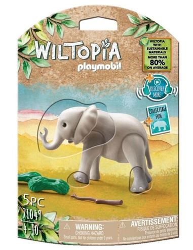 Playmobil - Wiltopia: Elefante Joven - 30071049