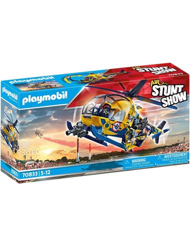 Playmobil Air Stuntshow - Helicoptero Rodaje - 30070833