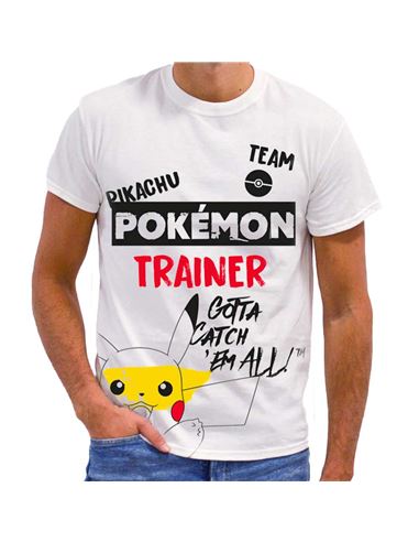 Camiseta - Pokemon: Blanca (Talla M) - 67829610