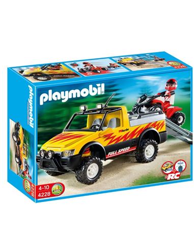 Playmobil - Pick Up con Quad de Carreras 4228 - 30004228