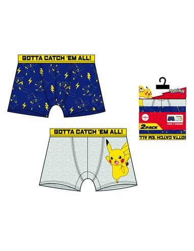 Set de 2 Boxers - Pokemon: Pikachu (Talla M) - 67845482
