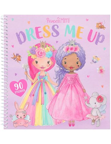 Cuaderno - Princess Mimi: Dress Me Up 90 pegatinas - 50212019