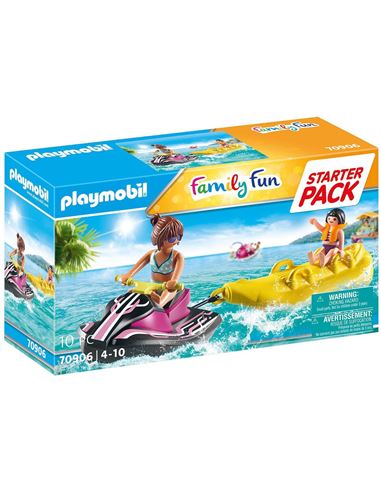 Playmobil Family Fun- Moto Agua con Bote Banana 70 - 30070906