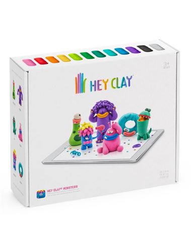 Set de Plastilina - Hey Clay: Monstruos 18 colores - 12486204