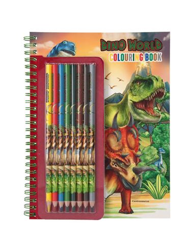 Dino World - Libro Colorear y Lapices - 50211385