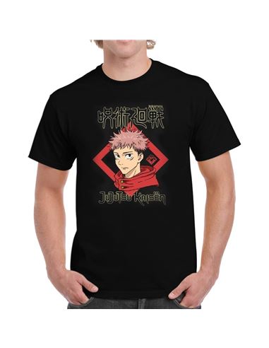 Camiseta - Jujutsu Kaisen: negra/roja (Adulto S) - 58311503