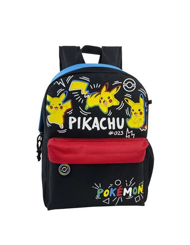 Mochila - Escolar: Pokemon Colorful (40cm) - 50909884