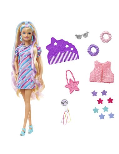 Barbie - Totally Hair Pelo extralargo: Estrella - 24501483