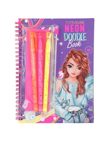 Cuaderno - TOP Model: Doodle Neon con bolígrafos - 50211932