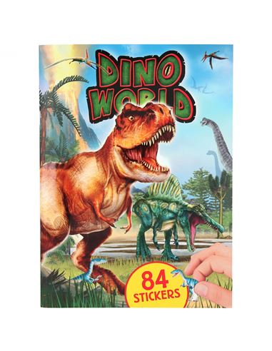 Libro de pegatinas con relieve -  Dino World: 3D - 50211881