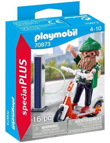 Playmobil - SpecialPlus: Hipster con E-Scooter - 30070873