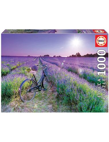 Puzzle - Bicicleta Campo Lavanda (1000 pcs) - 04019255