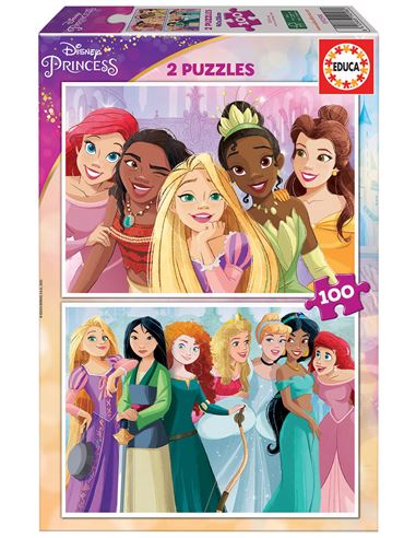 Puzzle - Multipuzzle: Princess Foto (2×100 pcs) - 04019298