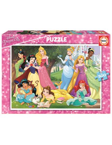 Puzzle - Disney Princesas en el jardin (500 piezas - 04017723