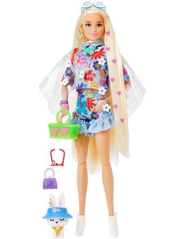 Barbie - Extra: Flores con mascota conejo - 24502445.1