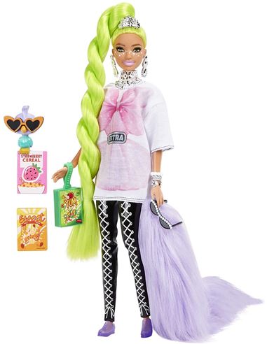 Barbie - Extra: Pelo Verde Neon con mascota loro - 24502444.1