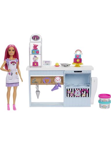 Barbie - Quiero ser: pastelera Pelo rosa - 24504760