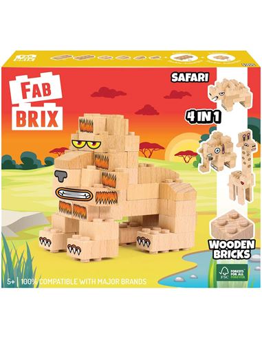Set de Construcción - Fab Brix: Safaride madera 4 - 42701812