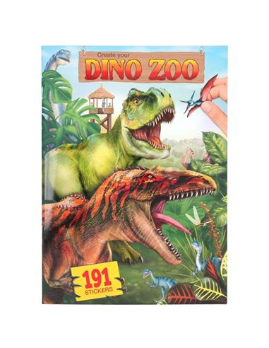Cuaderno de pegatinas - Dino World: Crea tu Dino Z - 50211400.1