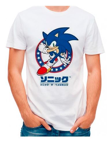 Camiseta - Sonic: Blanca Talla XL - 67812961-1