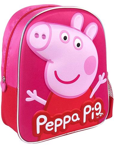 Mochila - Preescolar: Peppa Pig 3D (31 cm) - 61058376