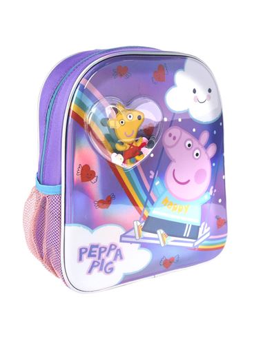 Mochila - Infantil: Confetti Peppa Pig (31cm) - 61053795