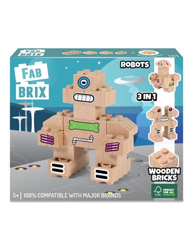 Set de Construcción - Fab Brix: Robots Bloques - 42701805
