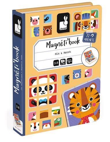 Magicbook - Mix & Match Animales 72 Imanes - 73532587