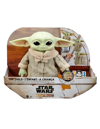 Baby Yoda peluche + control remoto 28 cm Star Wars - 24593882