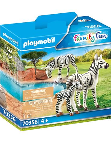 Playmobil Family Fun - Cebras con Bebé - 30070356