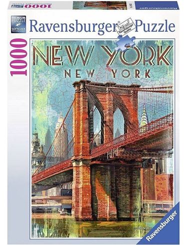 Puzzle 1000 piezas Retro New York - 26919835