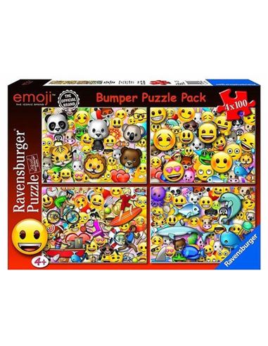 Puzzle 4 x 100 Emoji - 26906967