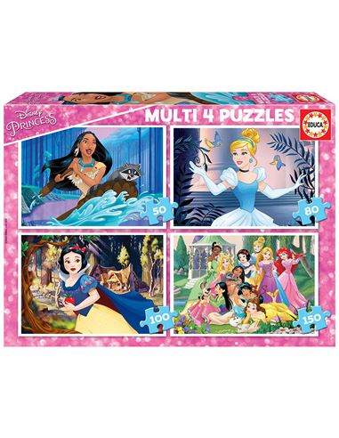 Puzzle - Progresivo: Princess Poderes (50-150 pcs) - 04017637
