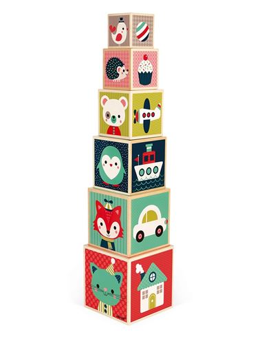 Cubos Apilables - Baby Forest: Piramide 6 pcs - 73538016.3