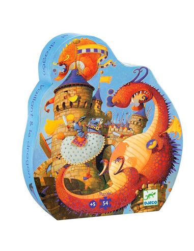 Puzzle: Silueta - Vaillant Dragon (54 piezas) - 36207256
