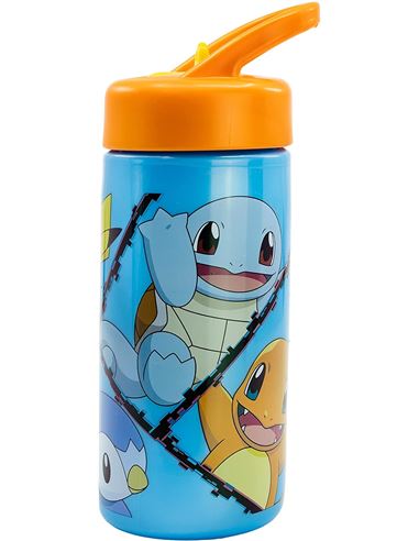 Botella - Con pajita: Pokémon Playground (410 ml) - 33508001