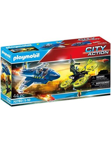 Playmobil - City Action: Policía Avión 70780 - 30070780