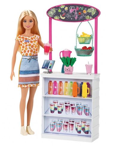 Playset - Barbie: Puesto de smoothies - 24590895
