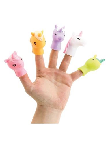 Marionetas de dedo - Unicornios (5 pcs) - 36230073