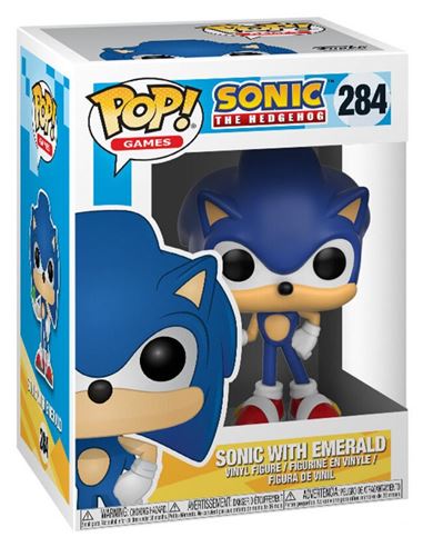 Funko POP! - Sonic: Sonic con esmeralda 284 - 54220147