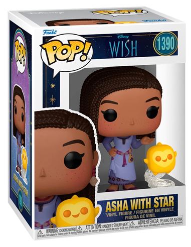Funko POP! - Wish: Asha con Estrella 1390 - 54272420