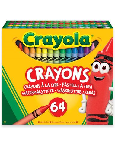 Set de Ceras - Crayola: Colores 64 unidades - 55616448