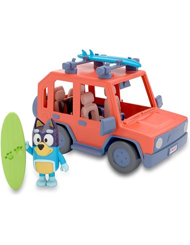 Playset - Bluey: Figura y coche familiar - 13013161